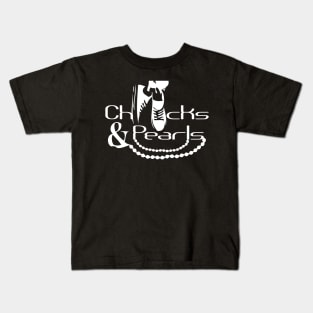 chucks and pearls Kids T-Shirt